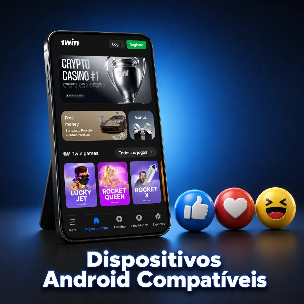 Dispositivos Android compatíveis com app 1win: Samsung, Motorola, Xiaomi, OnePlus, Google Pixel e mais