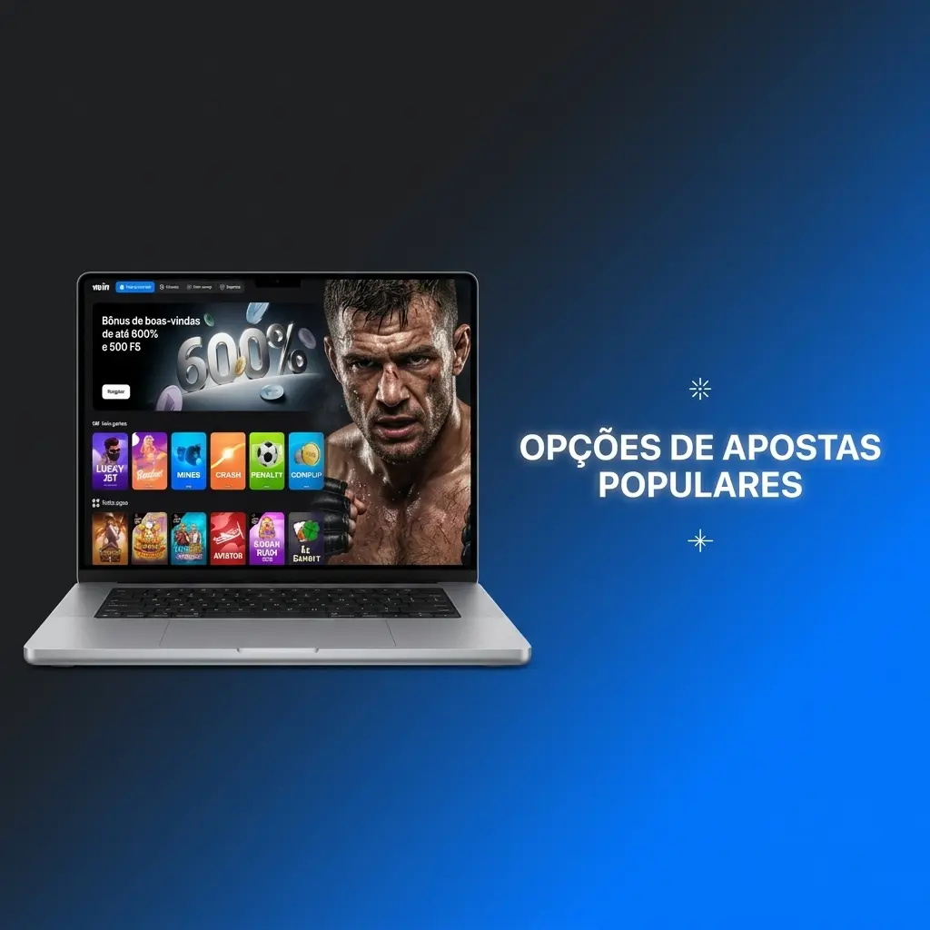 Tela ilustrando opções de apostas populares: formato pré-jogo, categoria multi live e longo prazo.