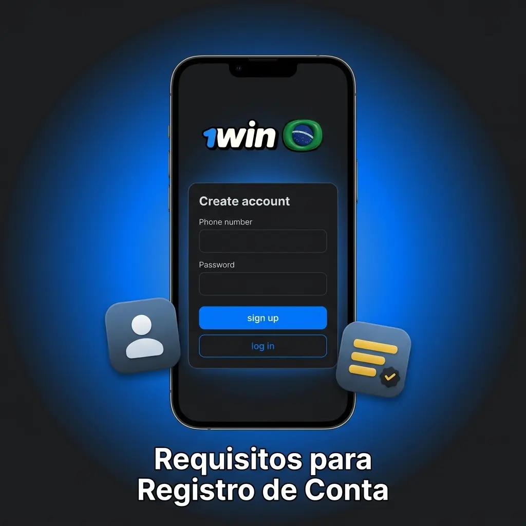Requisitos para registro de conta, destacando regras de idade mínima, perfil único e dados precisos.
