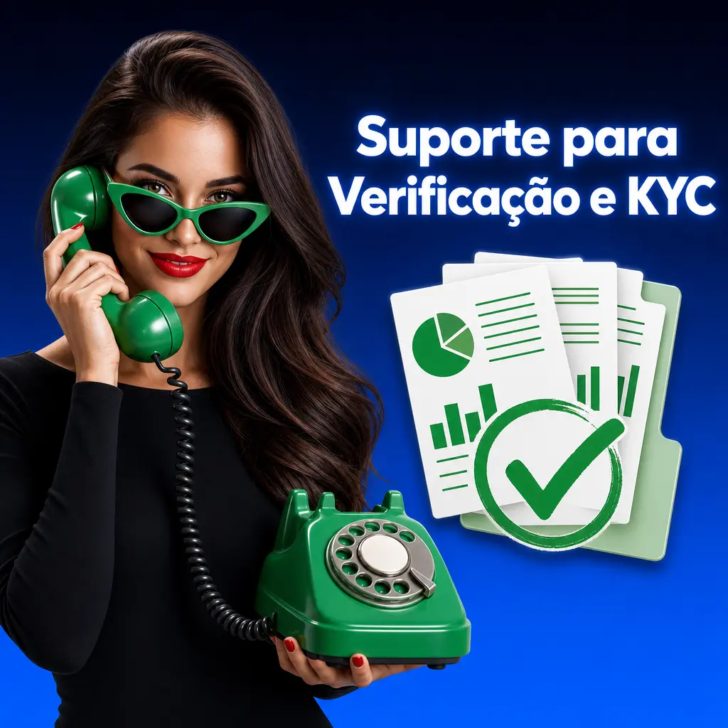 Suporte para verificação KYC em apostas com envio de documentos de identidade e comprovante de residência seguros