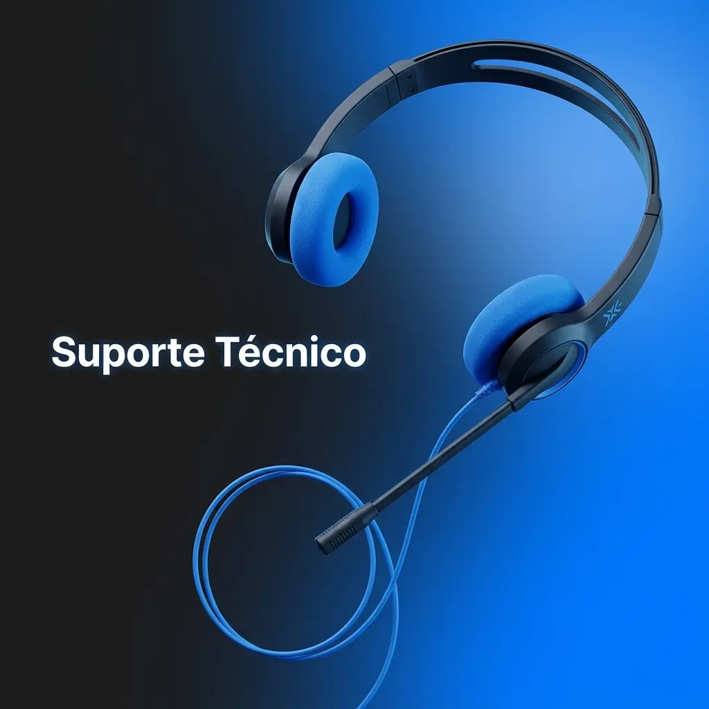 Suporte técnico via chat para resolução de falhas operacionais, financeiras e de conexão.