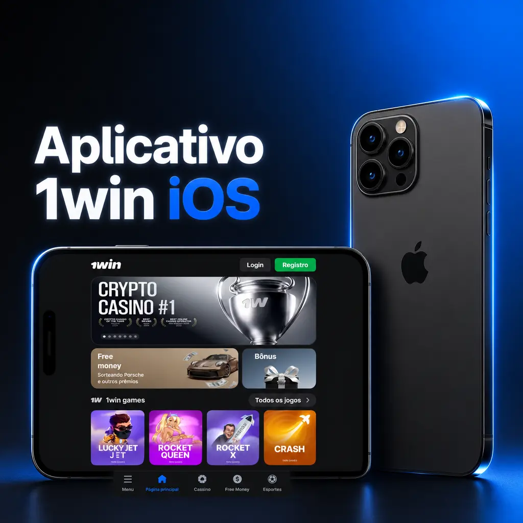 Aplicativo 1win para iOS disponível gratuitamente para iPhone e iPad com requisitos mínimos de sistema