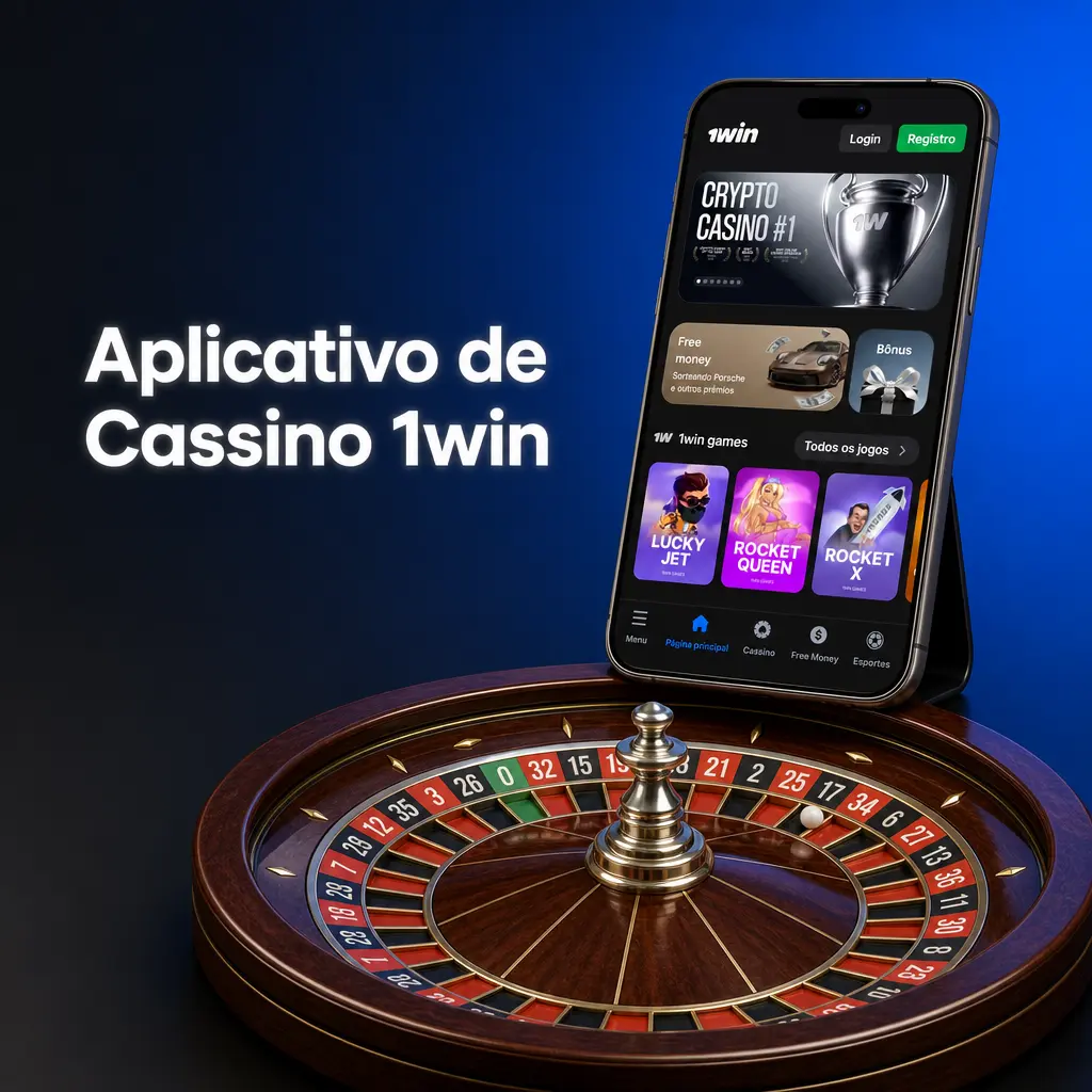 Aplicativo de cassino 1win com slots, roleta ao vivo e promoções de giro grátis disponíveis no mobile