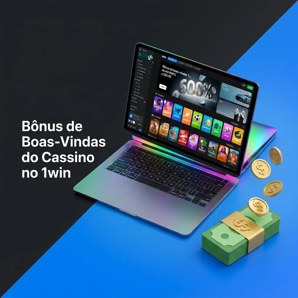 Pacote de bônus de boas-vindas do cassino 1win com saldo extra e rodadas grátis nos depósitos.