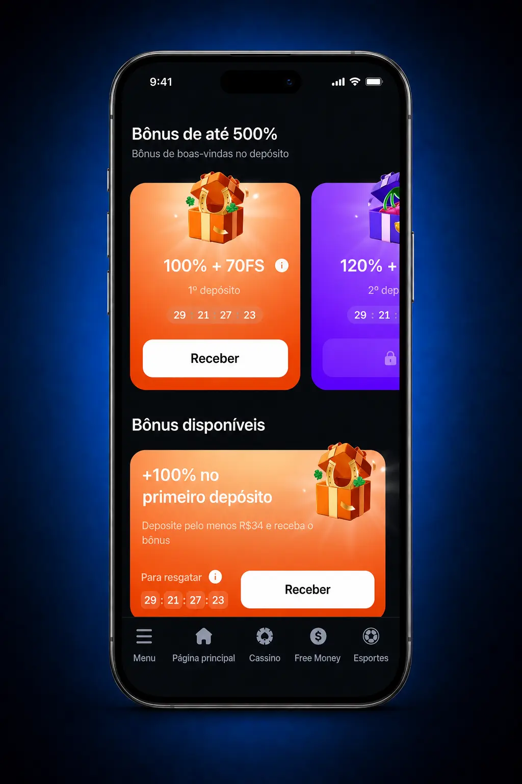 Passo a passo para começar a jogar no 1win Cassino com cadastro, depósito e escolha de slots