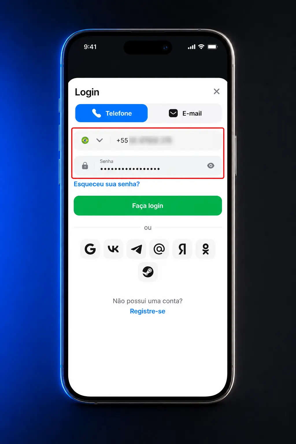 Processo de login na 1win com etapas de acesso via e-mail ou redes sociais em dispositivos móveis e desktop